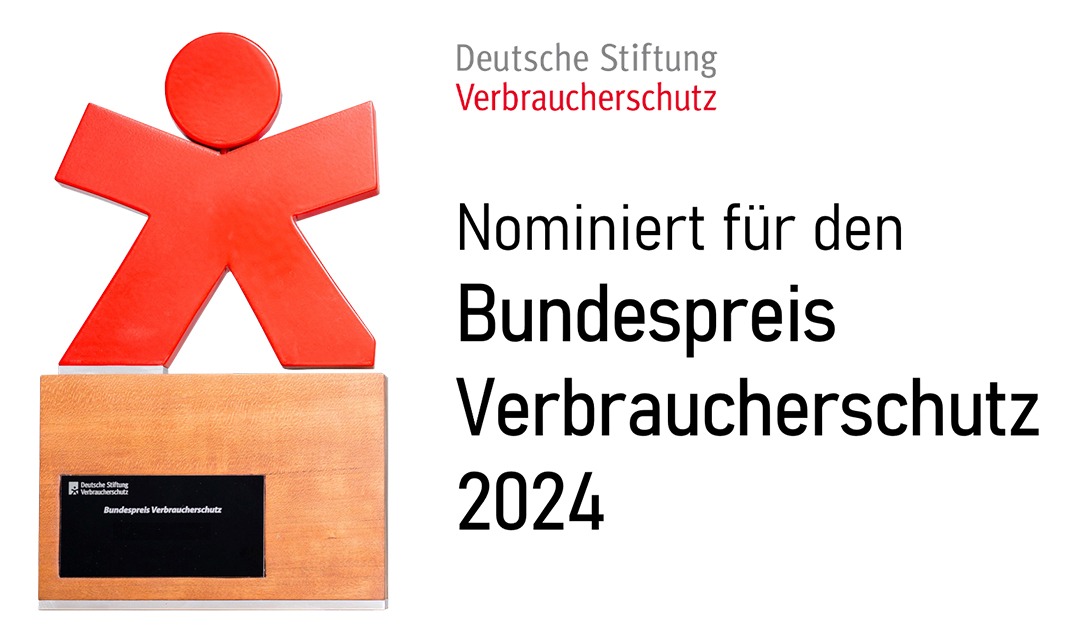 iff ist für den Bundespreis Verbraucherschutz nominiert